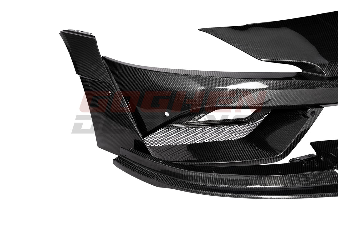 Toyota Supra Front Bumper + front lip MK5.5 Pre-preg carbon fiber