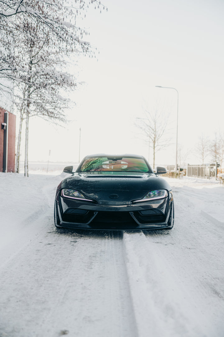 Toyota Supra Front Bumper + front lip MK5.5 Pre-preg carbon fiber