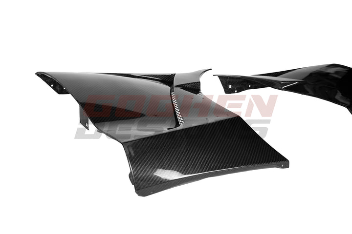 Toyota Supra pre preg carbon fiber fender and sideskirt V2