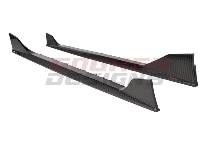 Toyota Supra pre preg carbon fiber side skirt V1