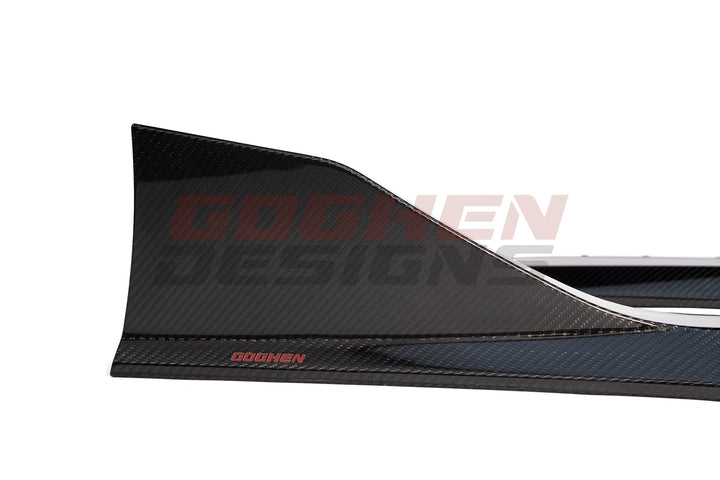 Toyota Supra pre preg carbon fiber side skirt V1