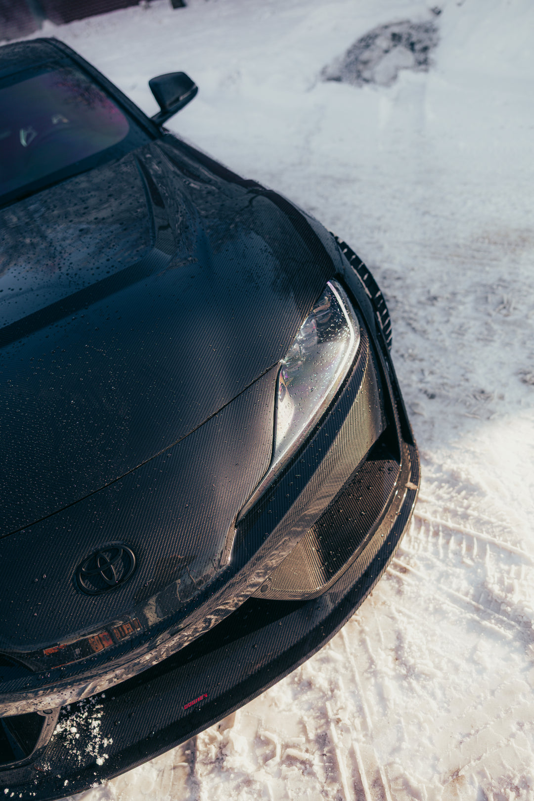 Toyota Supra Front Bumper + front lip MK5.5 Pre-preg carbon fiber