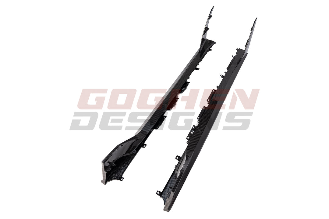 Toyota Supra pre preg carbon fiber fender and sideskirt V2