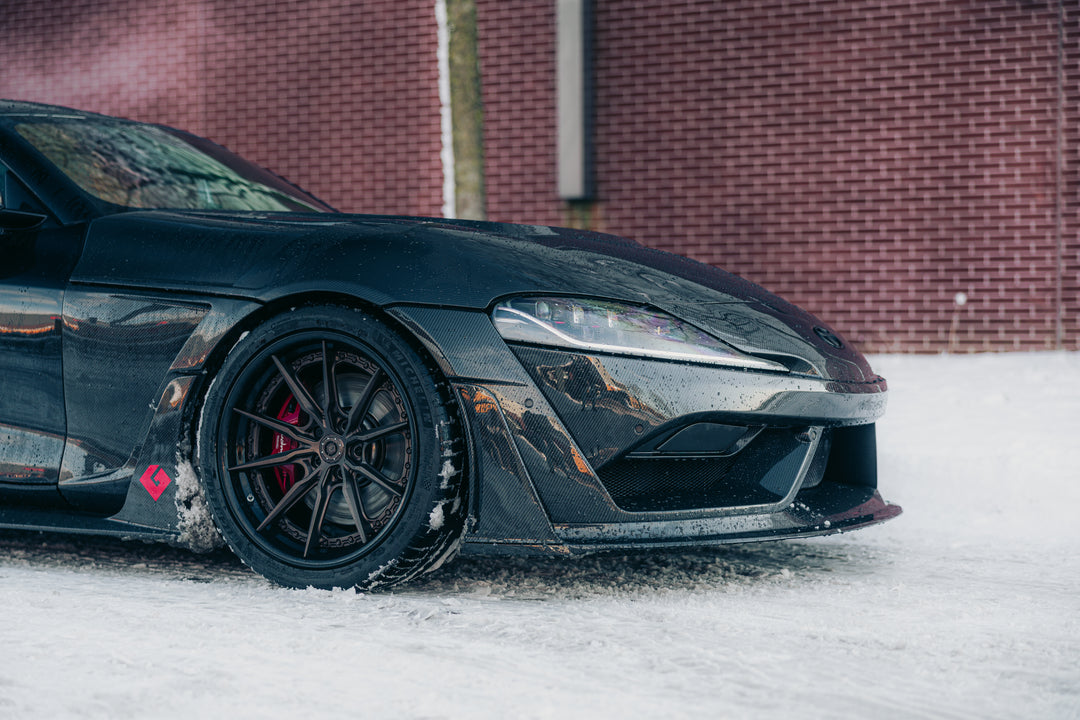 Toyota Supra Front Bumper + front lip MK5.5 Pre-preg carbon fiber