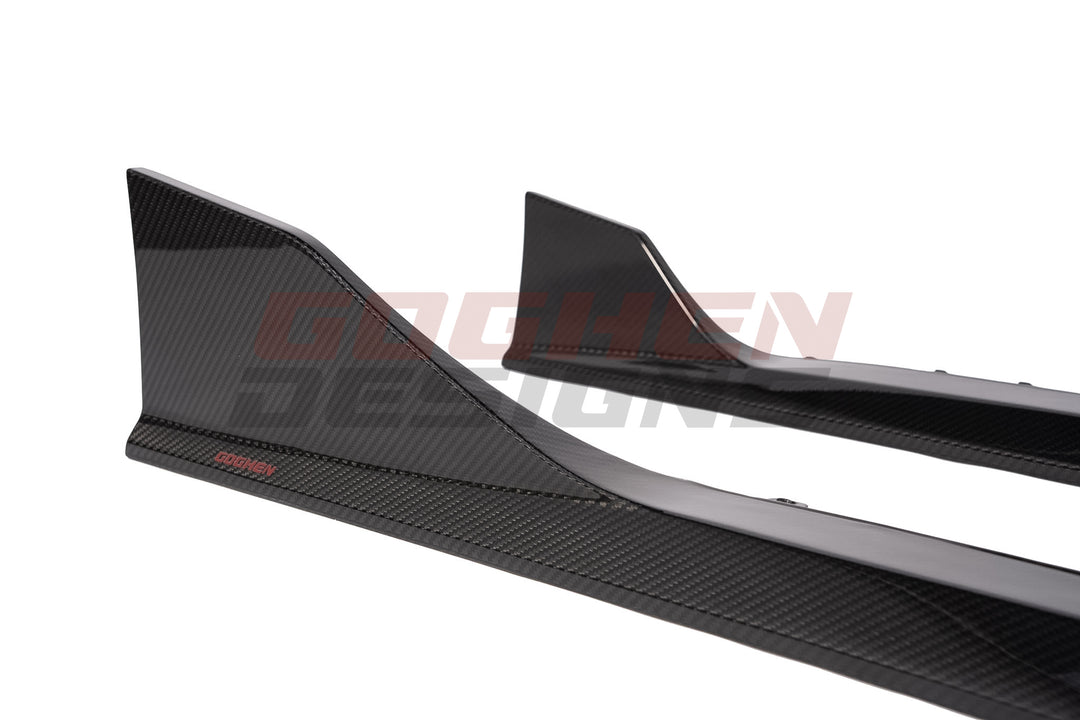 Toyota Supra pre preg carbon fiber side skirt V1