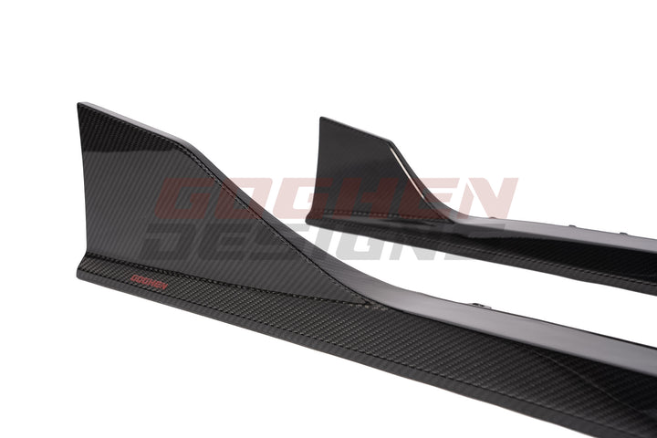 Toyota Supra pre preg carbon fiber side skirt V1