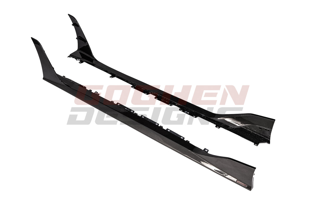 Toyota Supra pre preg carbon fiber fender and sideskirt V2
