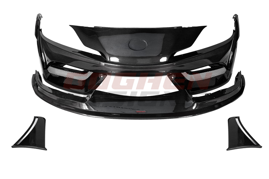 Toyota Supra Front Bumper + front lip MK5.5 Pre-preg carbon fiber