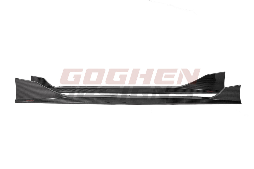 Toyota Supra pre preg carbon fiber side skirt V1