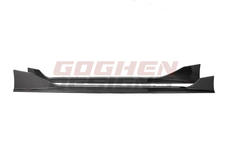 Toyota Supra pre preg carbon fiber side skirt V1
