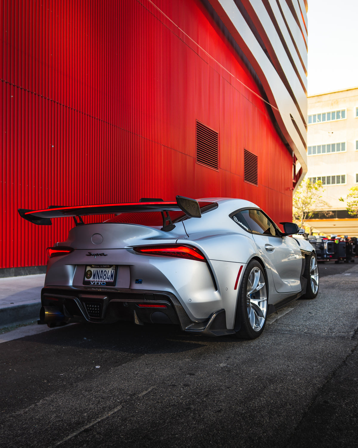 Toyota Supra pre preg carbon fiber front lip V1 – Goghen Designs