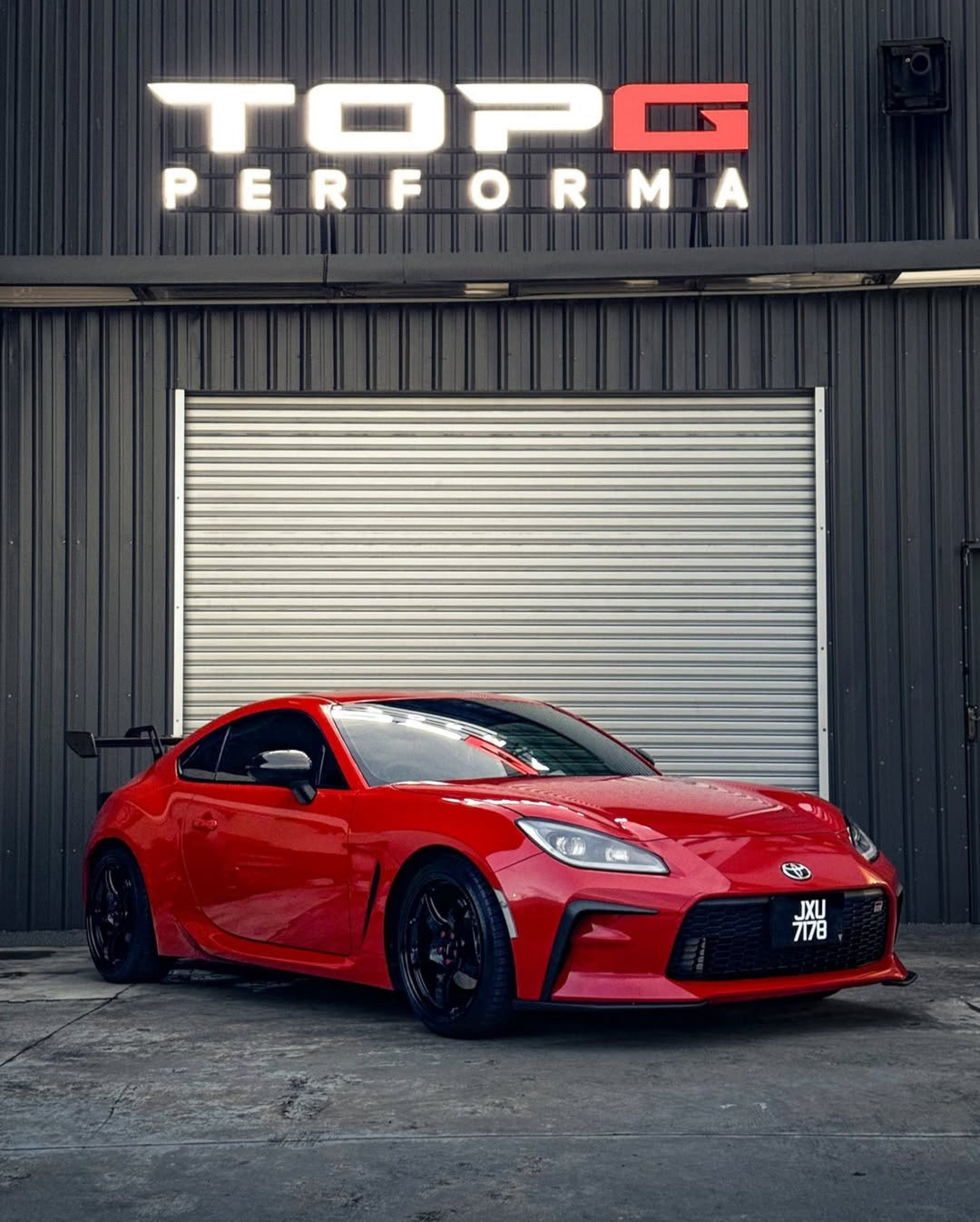 GD1 Pre - Preg Carbon Fiber LED Swan Neck Spoiler for Toyota GR86 - Goghen Designs